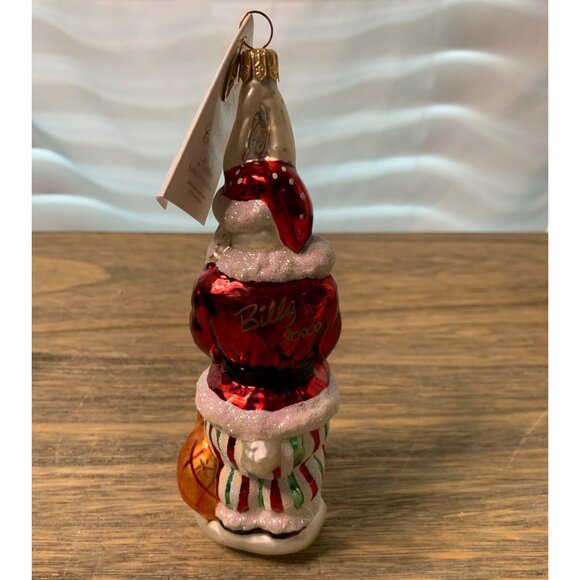 Christopher Radko Santa Suits Billy Bunny Glass Ornament 2000 Decorative Holiday - Picture 2 of 9